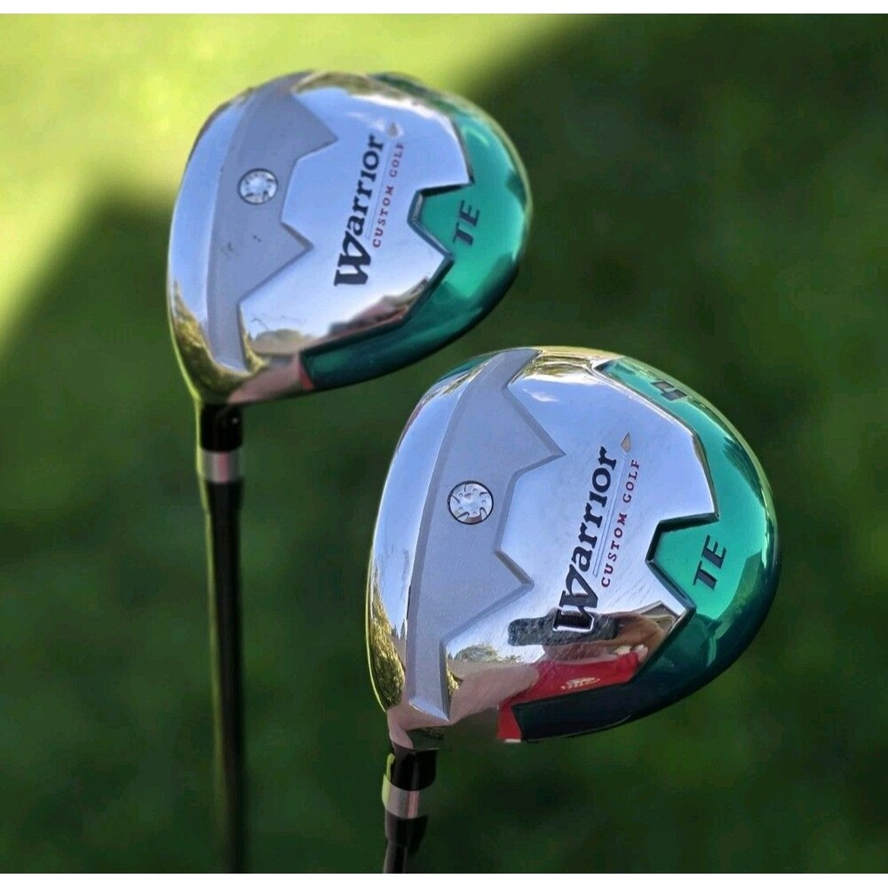 Warrior Custom Golf TE 2 & 4 Fairway Woods Regular Flex Graphite 44.5", 43.5" LH
